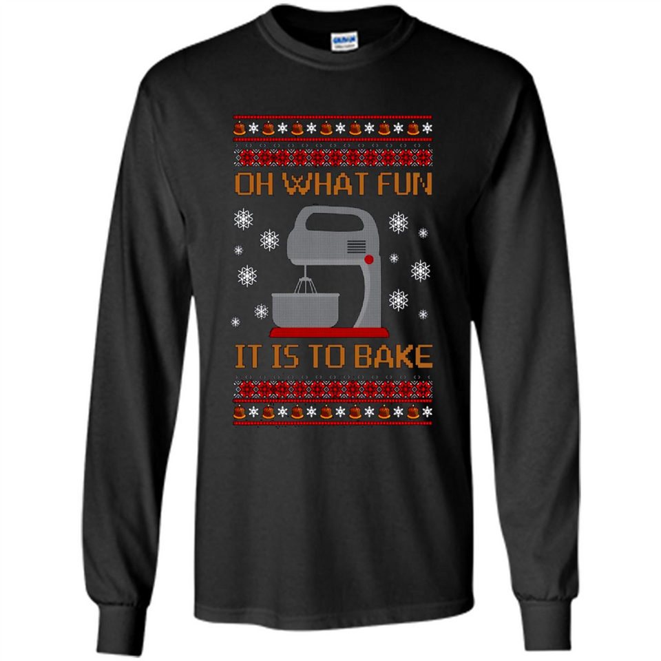 Oh What Fun It Is To Bake Ugly Christmas sweater Sweater PINGPONG