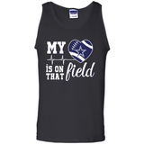 Dallas Cowboys Football My Heart is on that Field - Tank Top