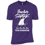 Teacher Shark Doo Doo Doo Your Homework Shirt Ladies' Boyfriend