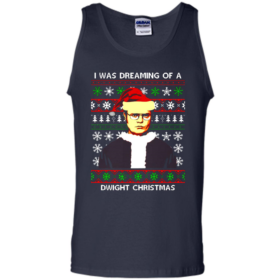 I'm dreaming of a Dwight Christmas sweatshirt - Tank Top