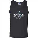 Charlotte Hornets And Superman Fans - Tank Top