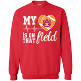 Auburn Tigers Football My Heart is on that Field - Sweatshirt