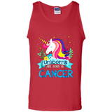 Unicorns are born in Cancer Birthday Rainbow Gift Custom Ultra Cotton