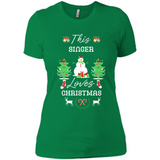 This Singer Loves Christmas Tree Shirt with Snowman
