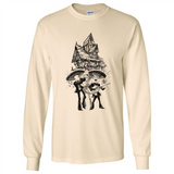Mariachi Skeleton Shirt Dia De Los Muertos Tequila - Long Sleeve T-Shirt