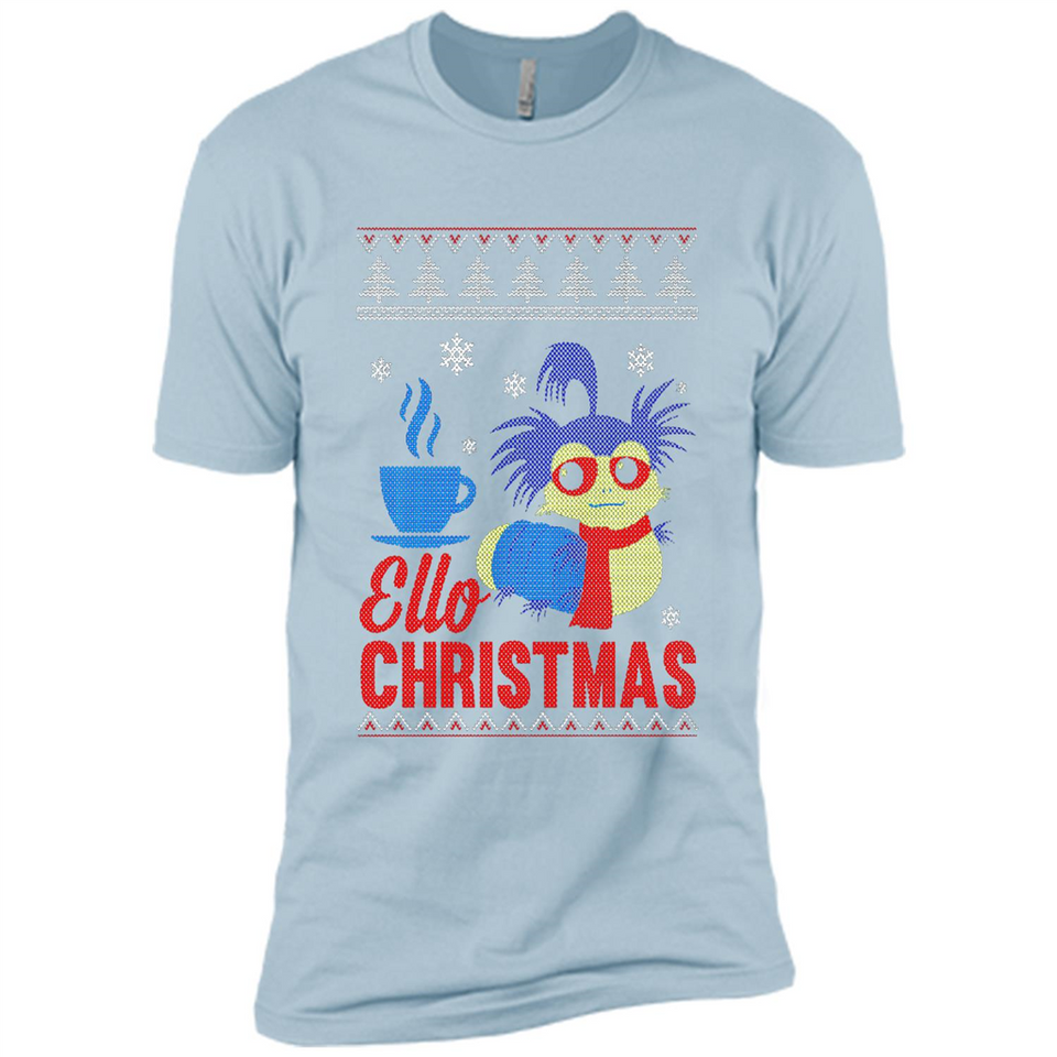Christmas Ugly Sweater Ello Christmas - Premium Short Sleeve T-Shirt