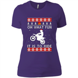 Motocross oh what fun it is to ride Christmas sweater PINGPONG