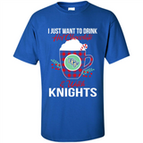 I Just Want To Drink Hot Chocolate & Watch UCF Knights Ugly Christmas Sweater PINGPONG