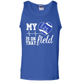 Dallas Cowboys Football My Heart is on that Field - Tank Top