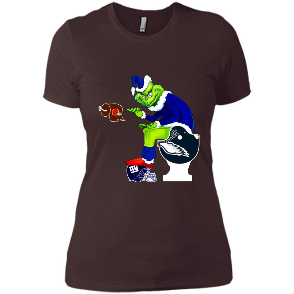 New York Giants Toilet Grinch Santa Claus Football Fan PINGPONG