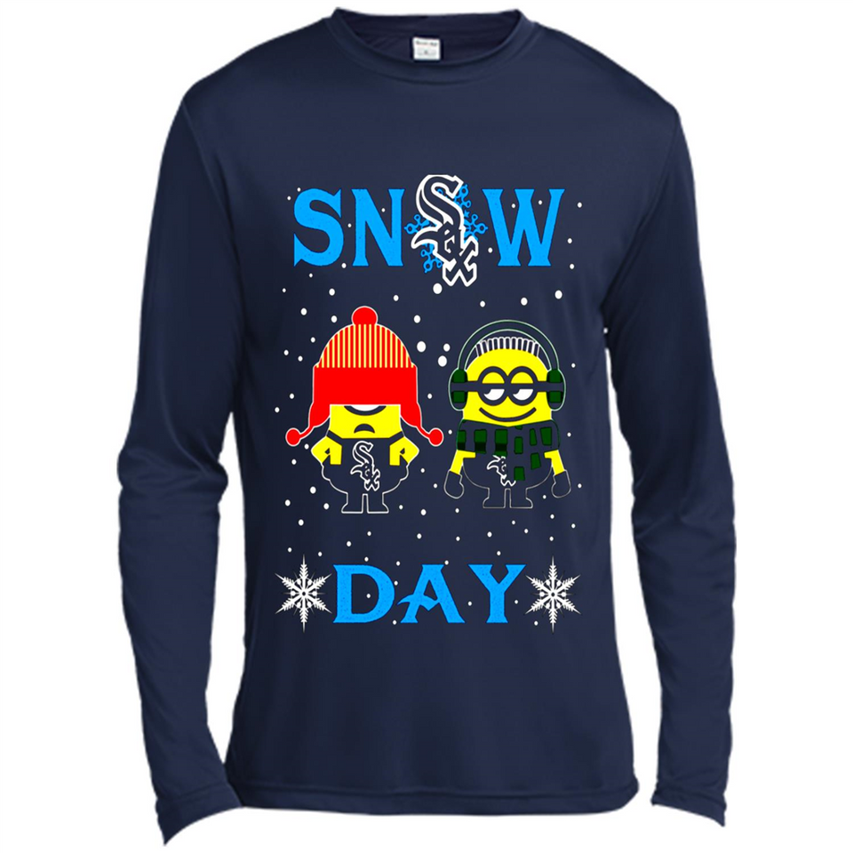 Snow Day Shirt For Chicago White Sox Vs Minion Fans pingpong