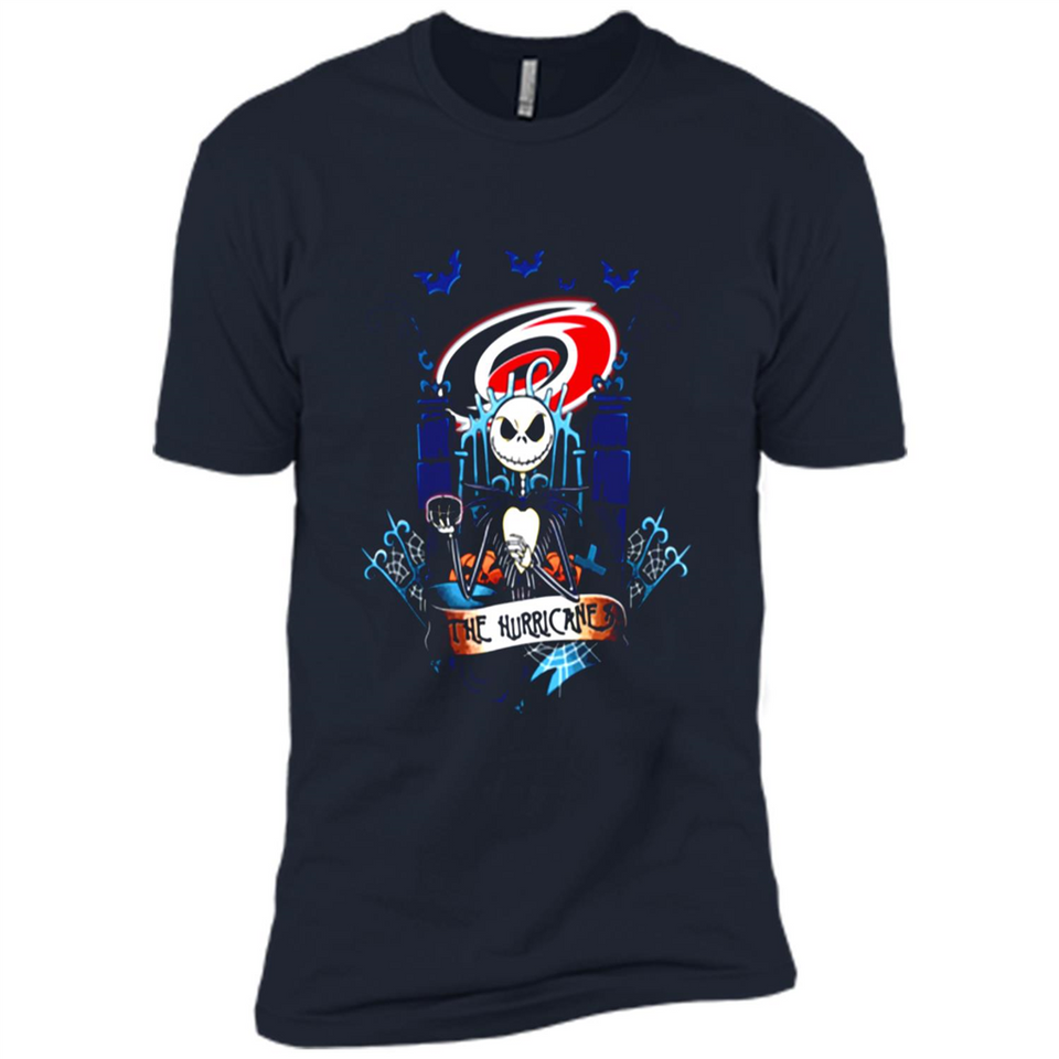 Carolina Hurricanes Halloween The Nightmare Before Christmas - Premium Short Sleeve T-Shirt