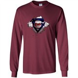 Chicago Cubs And Superman Fans - Long Sleeve T-Shirt