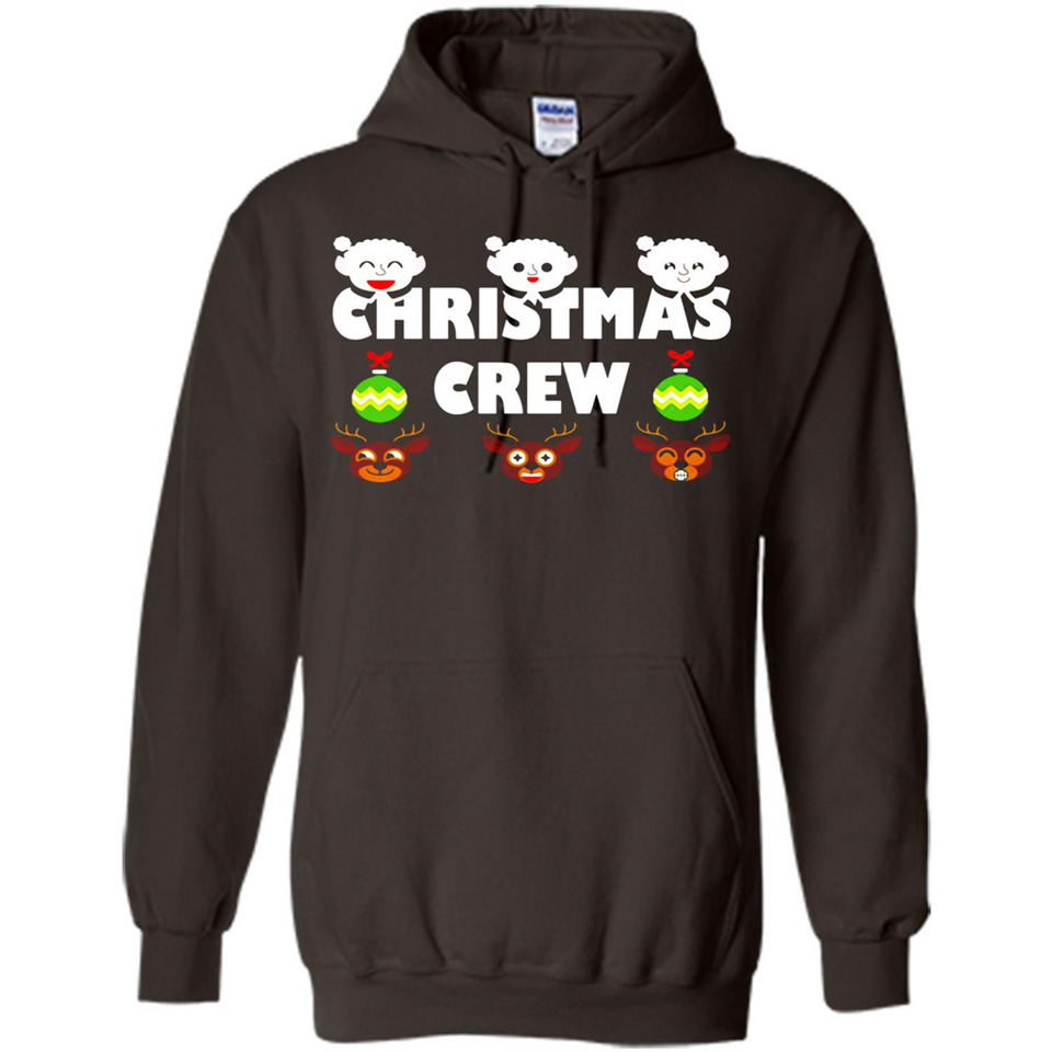 Christmas Crew Gifts Santa Elves Reindeer - Hoodie