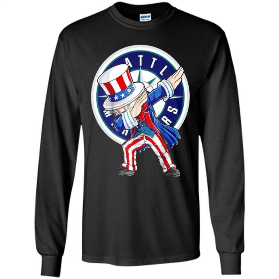 MLB SEATTLE MARINERS UNCLE SAM DABBING INDEPENDENCE DAY