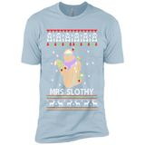 Mrs Slothy Christmas - Premium Short Sleeve T-Shirt