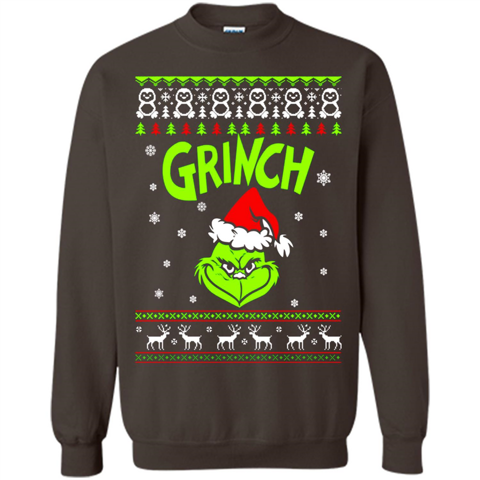 The Grinch Face Christmas - Sweatshirt