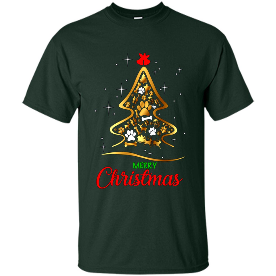 Merry Christmas Dogs Christmas Tree PING PONG