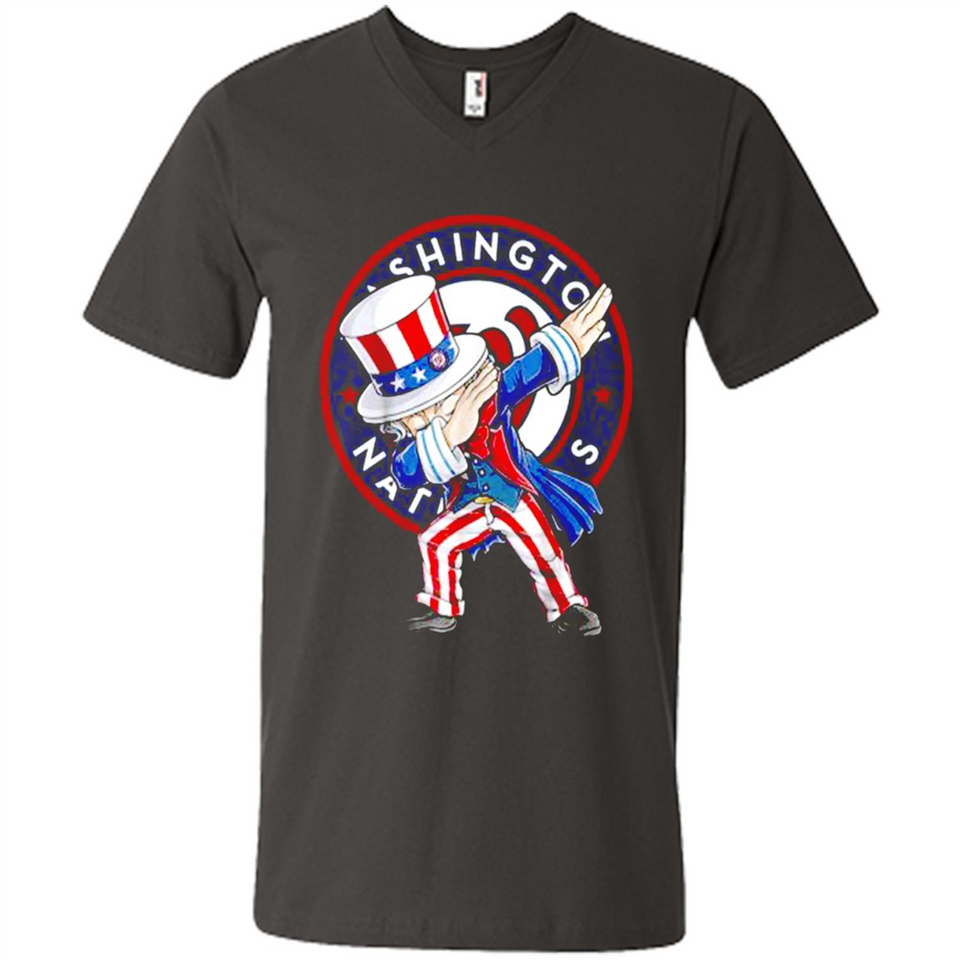 MLB WASHINGTON NATIONALS UNCLE SAM DABBING INDEPENDENCE DAY