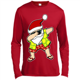 Dabbing Santa Christmas In July 1 - Canvas Long Sleeve T-Shirt