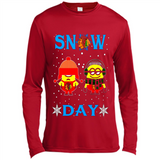 Snow Day Shirt For Chicago Blackhawks Vs Minion Fans pingpong