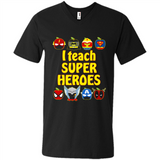 I Teach Super Heroes Funny Marvel - Men's V-Neck