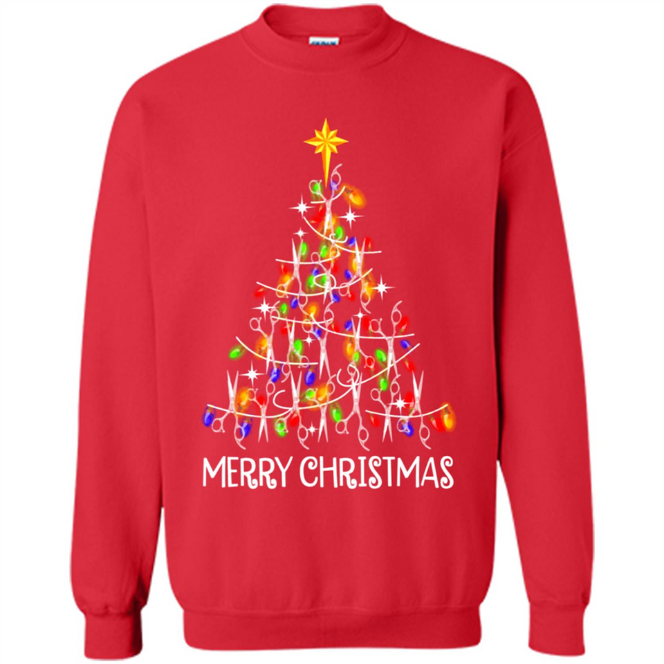 Hairstylist Merry Christmas Hairstylist Scissors Christmas Tree PING PONG