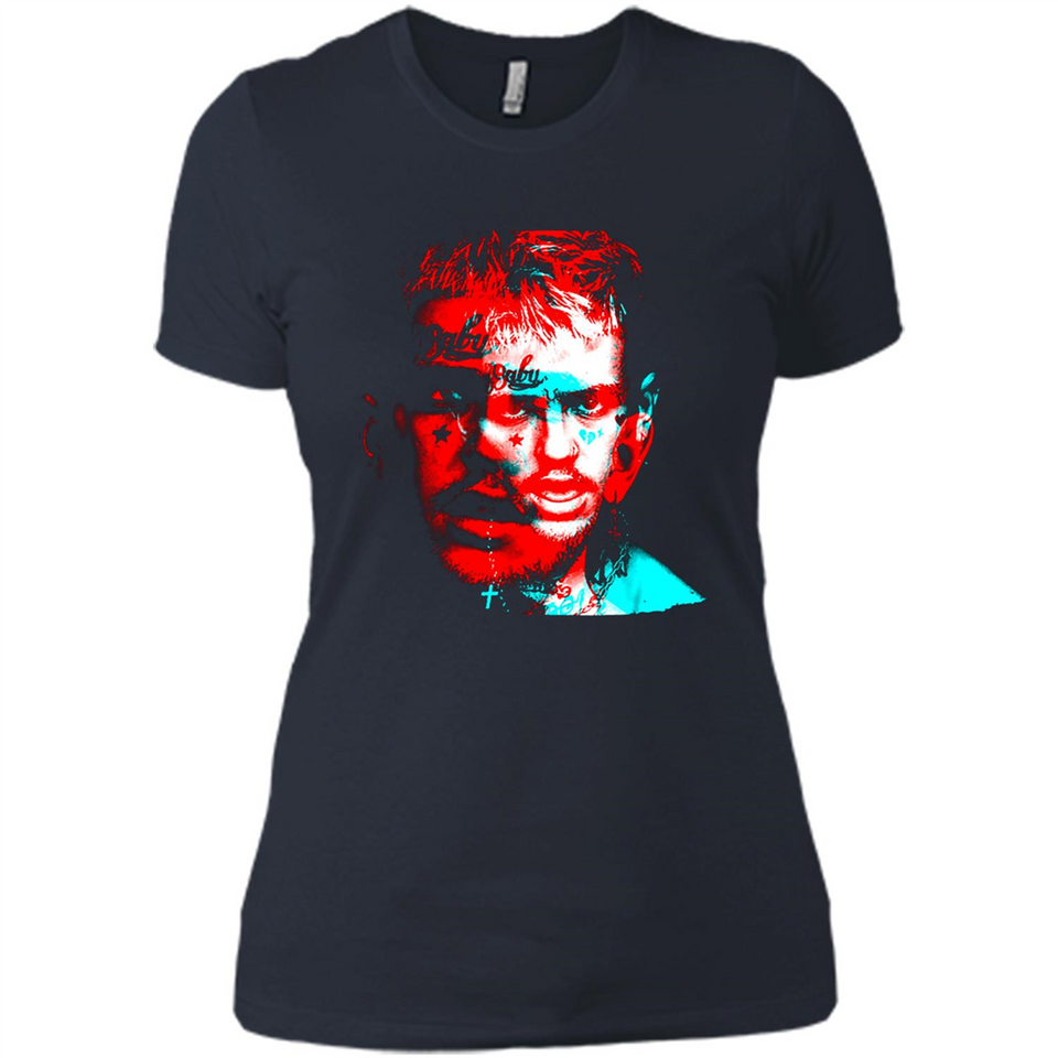 Lil Peep Rapper Fan Wear Shirt Ladies' Boyfriend Shirt - Ladies' Boyfriend T-Shirt