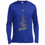 Music Note Christmas Tree Xmas Music Lover Mug PINGPONG - Canvas Long Sleeve T-Shirt