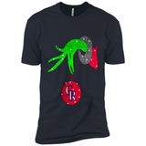 GRINCH HAND HOLDING COLORADO ROCKIES GLITTER CHRISTMAS PINGPONG