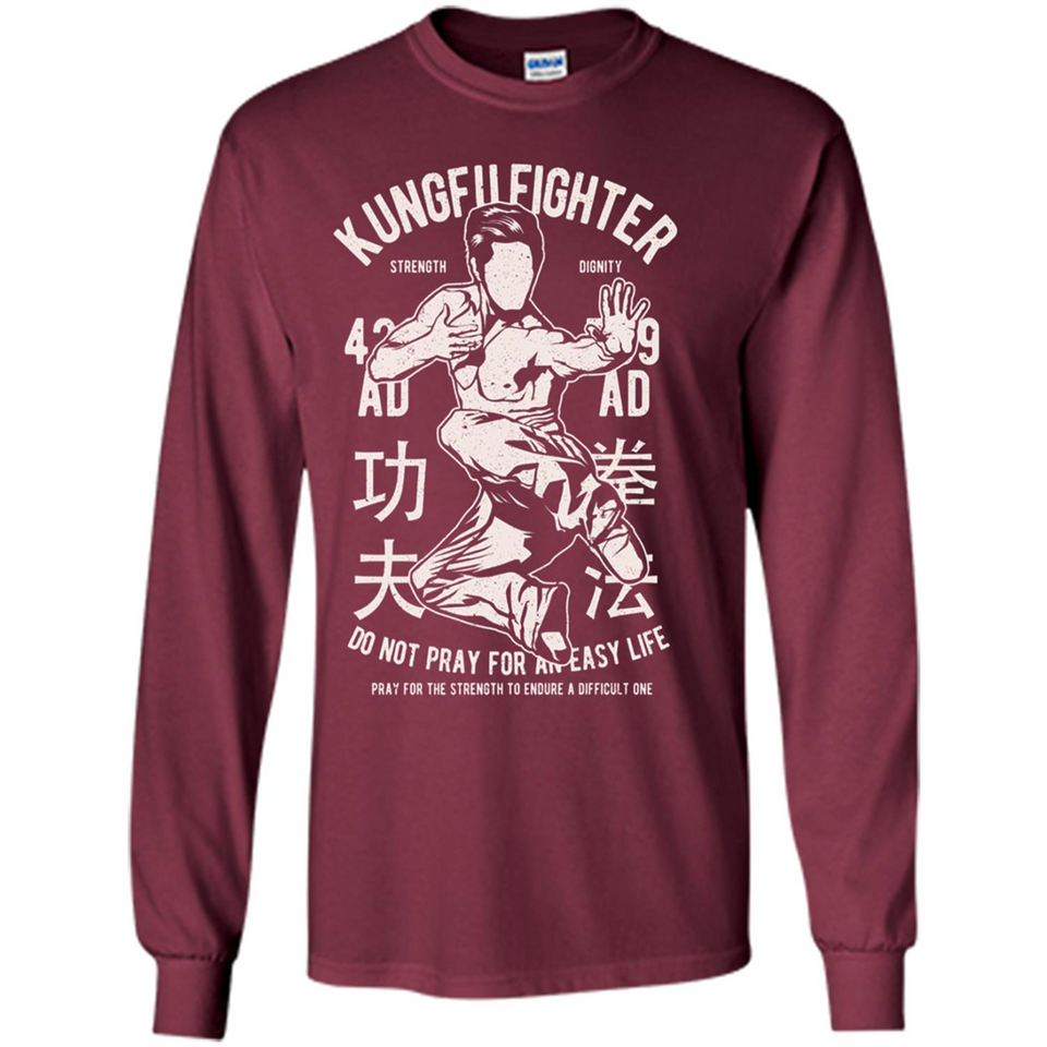 Kungfu Martial Arts Fight Apparel - Long Sleeve T-Shirt