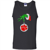 Amazing tee Clemson Tigers Glitter Grinch Monogram Ornament Christmas Gift - Sao chép - Tank Top