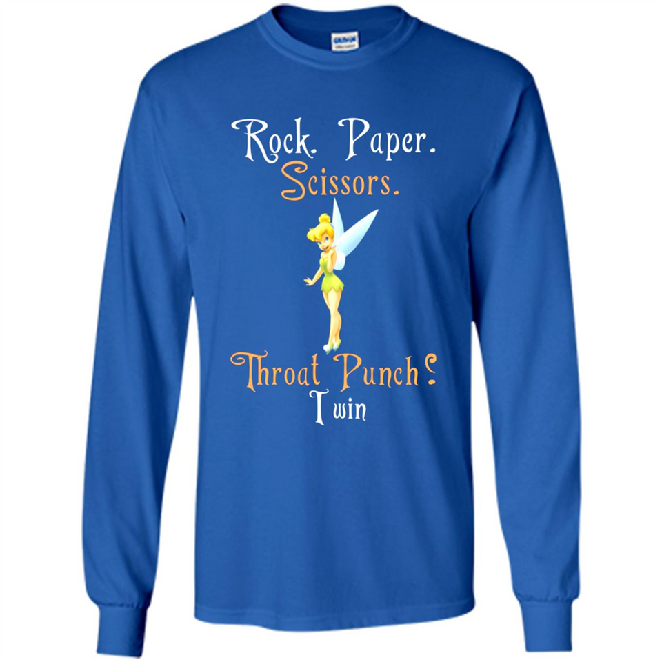 Tinker Bell Rock Paper Scissors Throat Punch I win PINGPONG