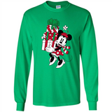 Disney Minnie Mouse Christmas Gift Sweatshirt - Long Sleeve T-Shirt