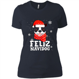 Feliz Navidog Boston Terrier Dog Ugly Xmas Sweater PING PONG