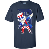 MLB DETROIT TIGERS UNCLE SAM DABBING INDEPENDENCE DAY