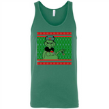 Grinch Nurse Ugly Christmas Sporty T-Shirt PINGPONG - Canvas Unisex Tank