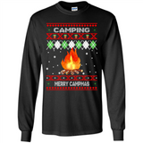 Merry Campmas Ugly Christmas - Long Sleeve T-Shirt