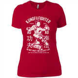 Kungfu Martial Arts Fight Apparel - Ladies' Boyfriend T-Shirt
