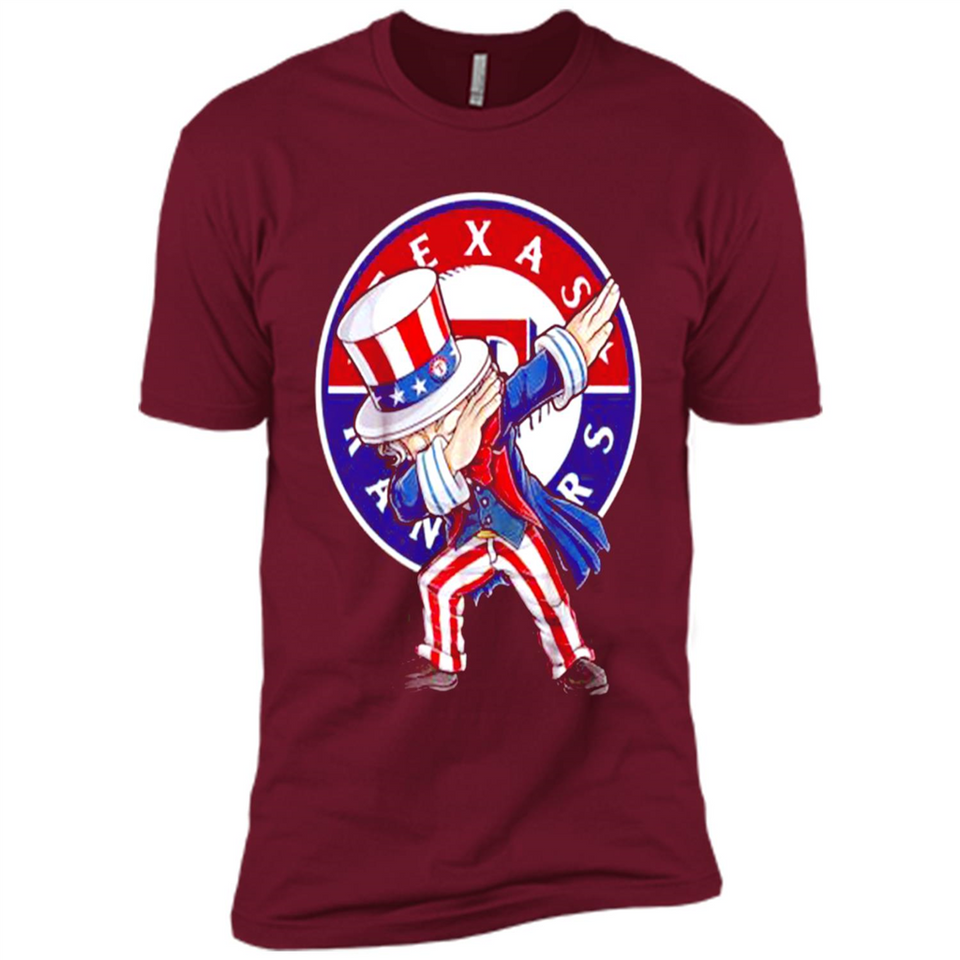 MLB TEXAS RANGERS UNCLE SAM DABBING INDEPENDENCE DAY