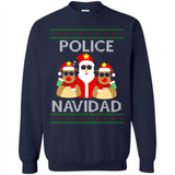 FUNNY POLICE NAVIDAD T-SHIRT Santa Christmas Party - Sweatshirt