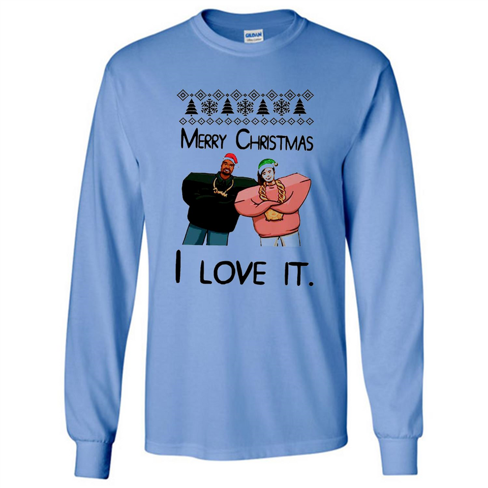 Drake Merry Christmas I love it sweatshirt PINGPONG - Long Sleeve T-Shirt