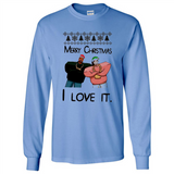 Drake Merry Christmas I love it sweatshirt PINGPONG - Long Sleeve T-Shirt