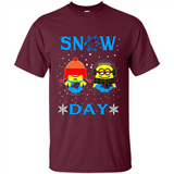 Snow Day Shirt For Carolina Panthers Vs Minion Fans pingpong