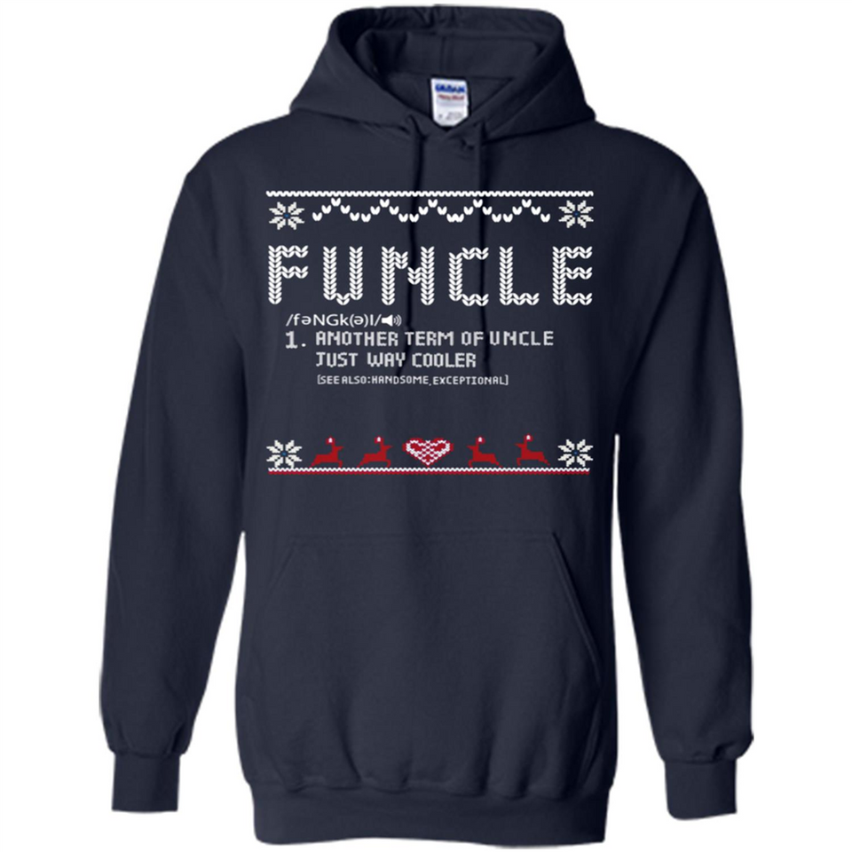 Mens Christmas Funcle Definition - Hoodie