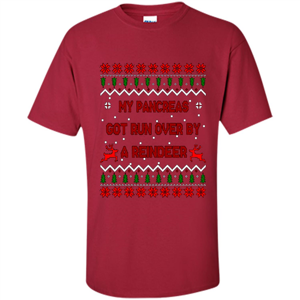 My Pancreas Got Run Over By A Reindeer Diabetes Christmas sweater PINGPONG