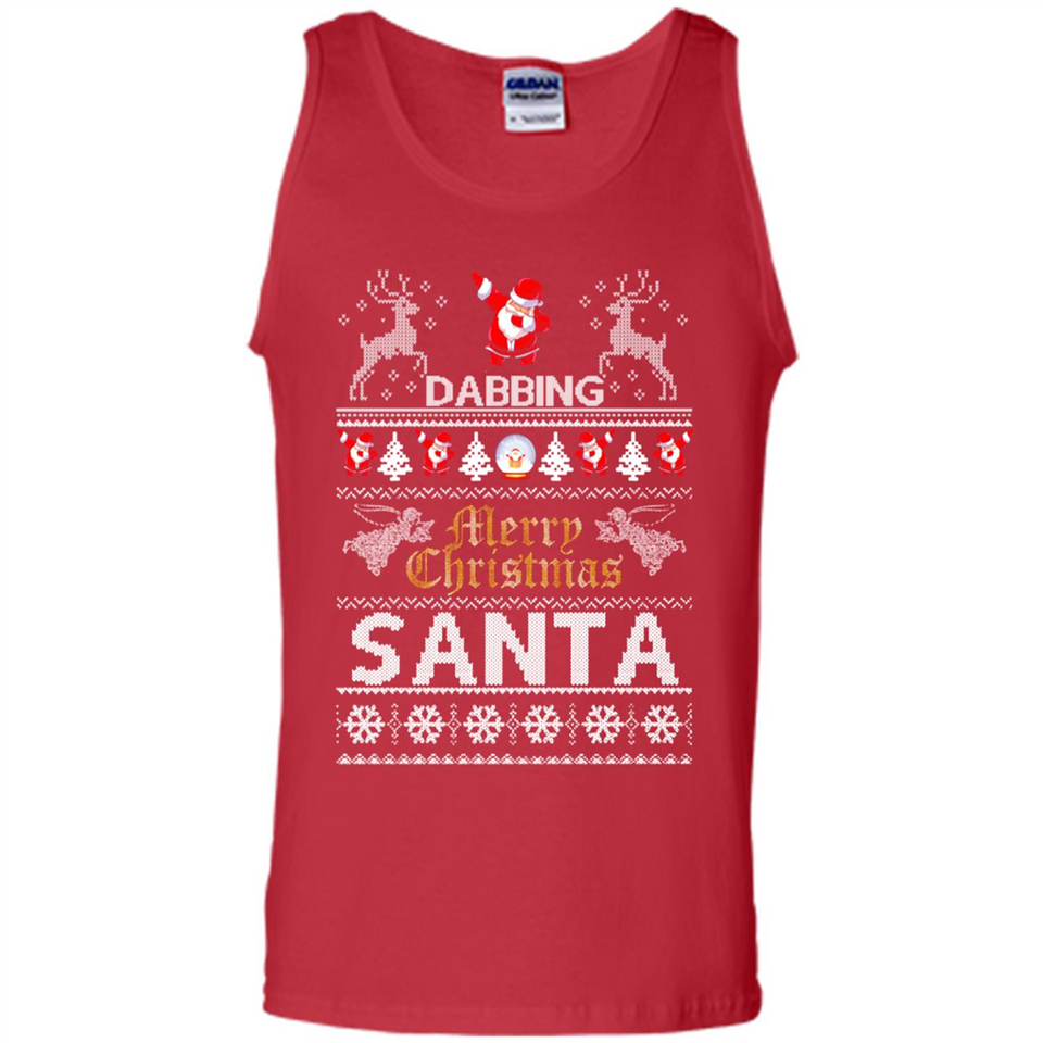 Dabbing Santa Ugly Christmas - Tank Top