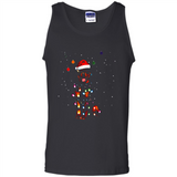 Rottweiler Santa Lights Christmas Dog Xmas Sweatshirt - Tank Top