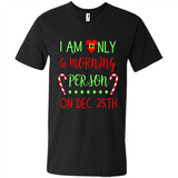 Funny Christmas Gift Santa - Men's V-Neck