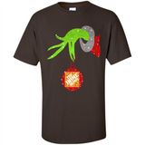 Grinch hand holding Logo HomeDepot Glitter Christmas - Shirt